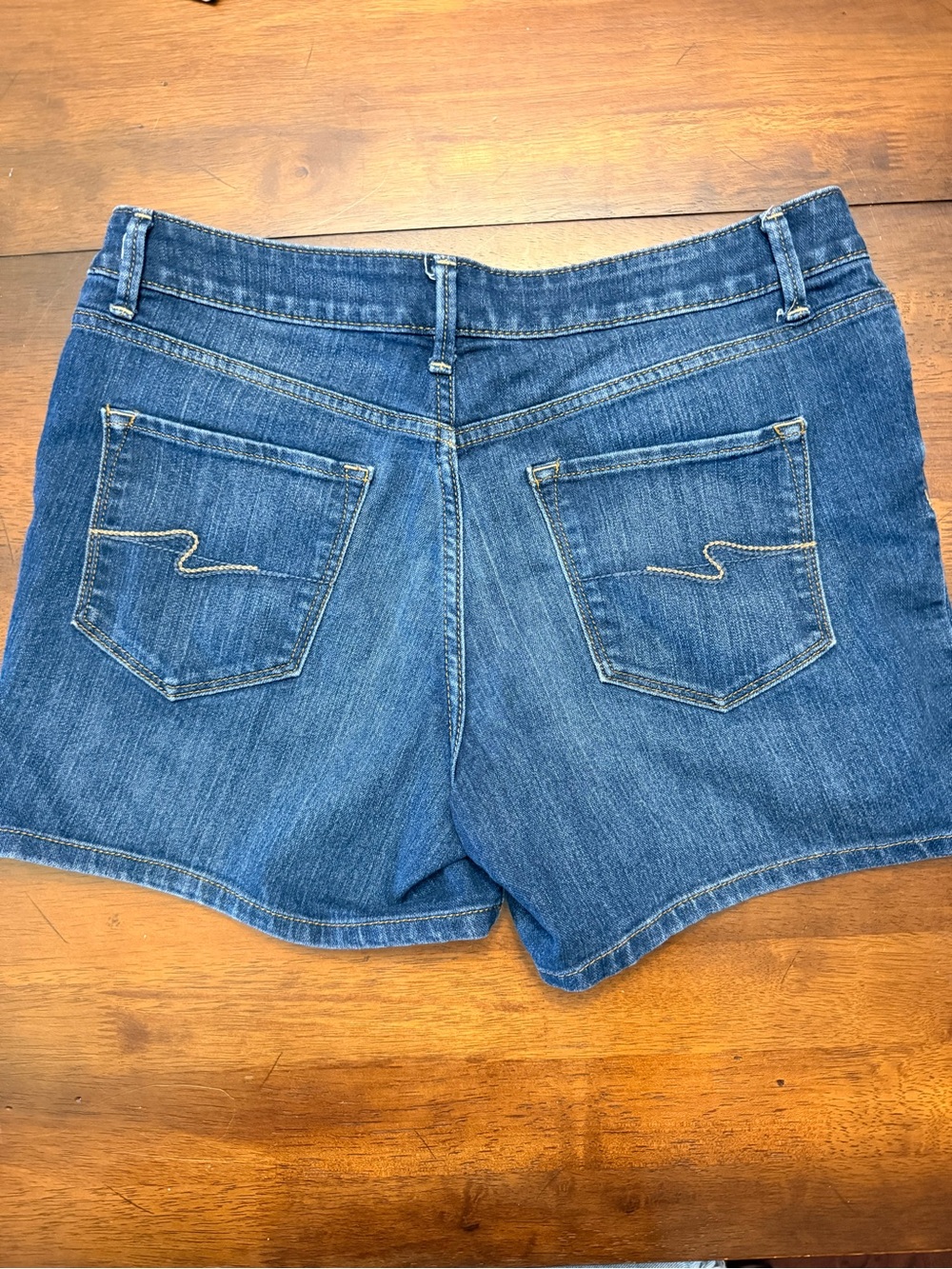 Sonoma Women’s Shorts Trio - Blue Denim, Tan, Gray - Picture 4 of 10